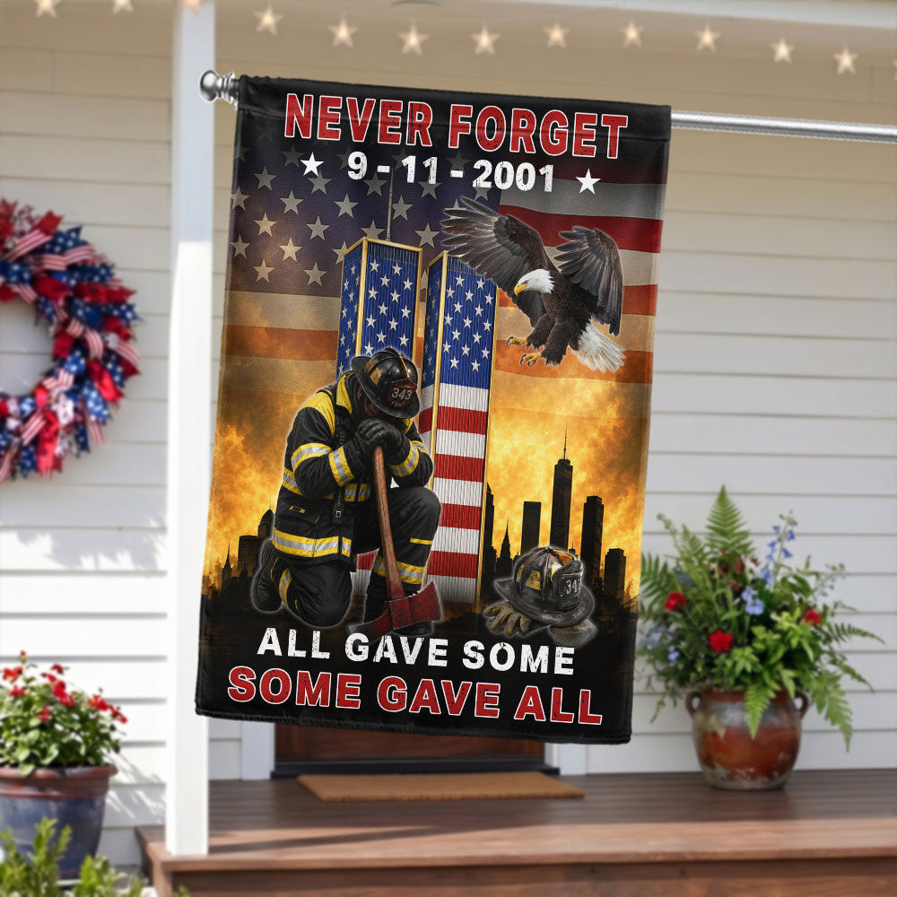 911 Memorial Flag Never Forget 343 Firefighters Flag Gifts For Friends And Family