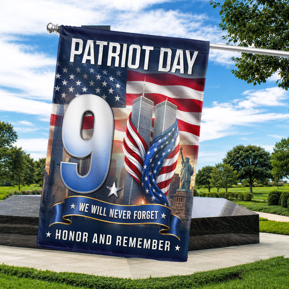911 Memorial Patriot Flag Honor and Remember 25th Anniversary Flag Gifts For Friends