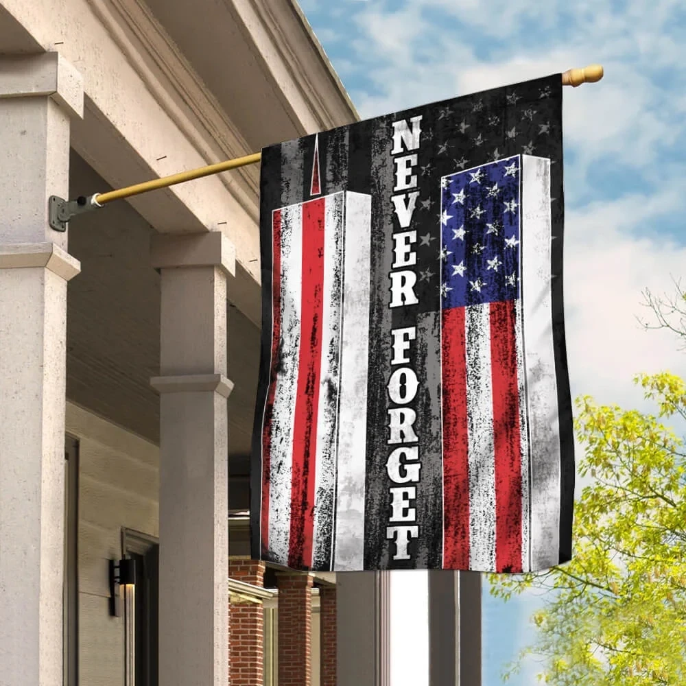 911 Never Forget American Flag Best 911 Patriotic Decor Unique Gift For Patriot Day