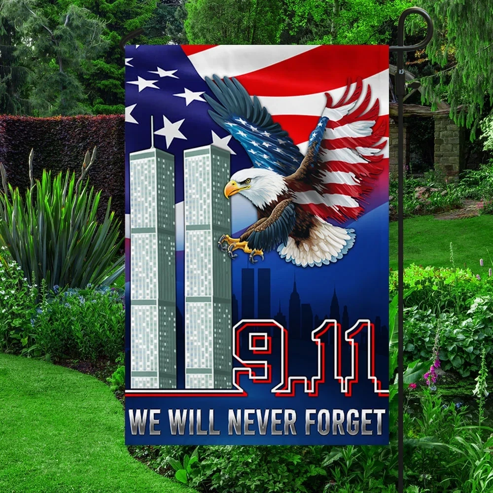 911 Patriot Day 9 11 September 11 Never Forget Flag Best Garden Decor 911 Gift Ideas