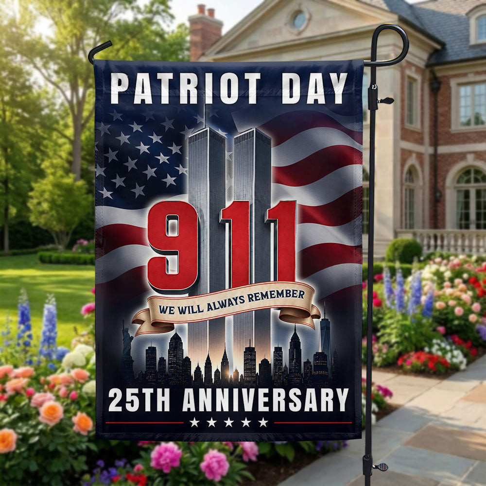 911 Patriot Day Flag 25th Anniversary American Flag Memorial Gifts For True Patriots