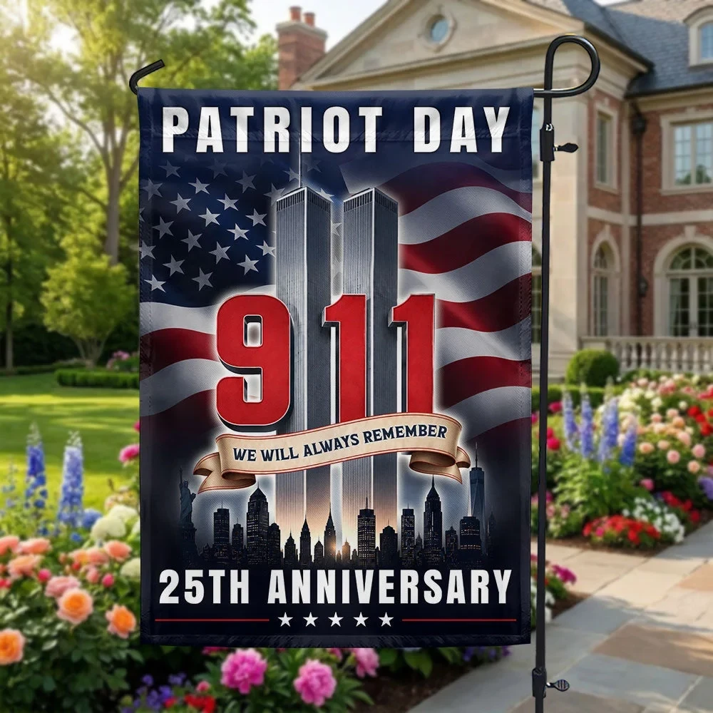 911 Patriot Day Flag 25th Anniversary We Will Always Remember US Flag Tribute Gifts