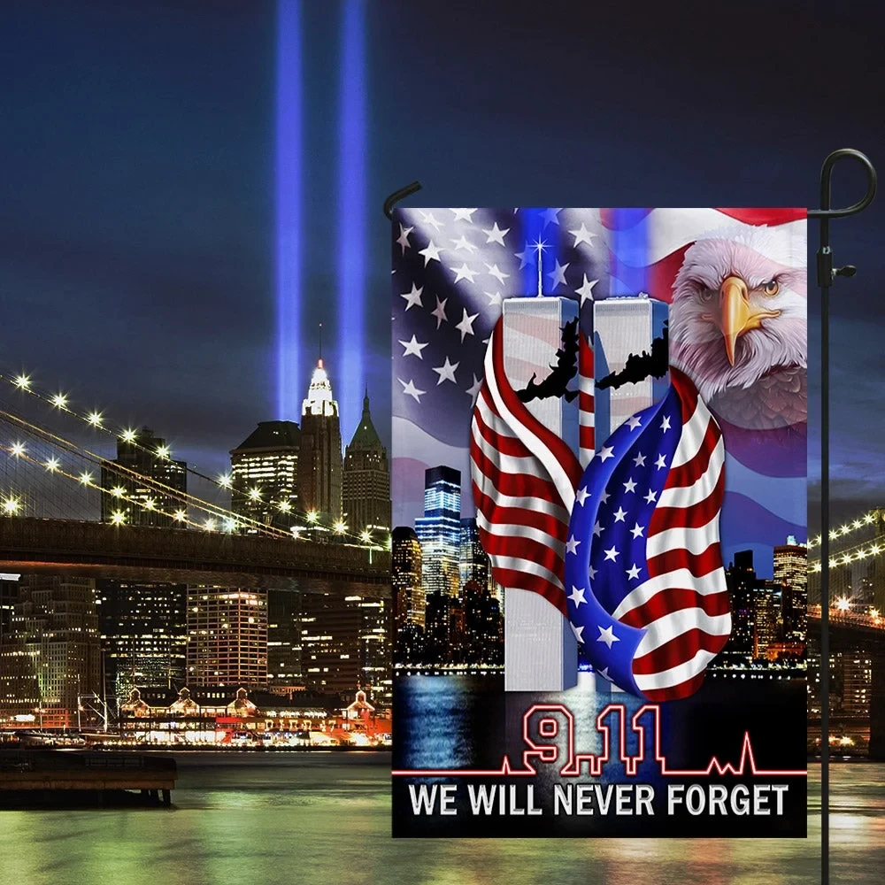 911 Patriot Day Flag 9 11 Never Forget Eagle Flag 911 Remembrance Flag Best Patriotic Decor