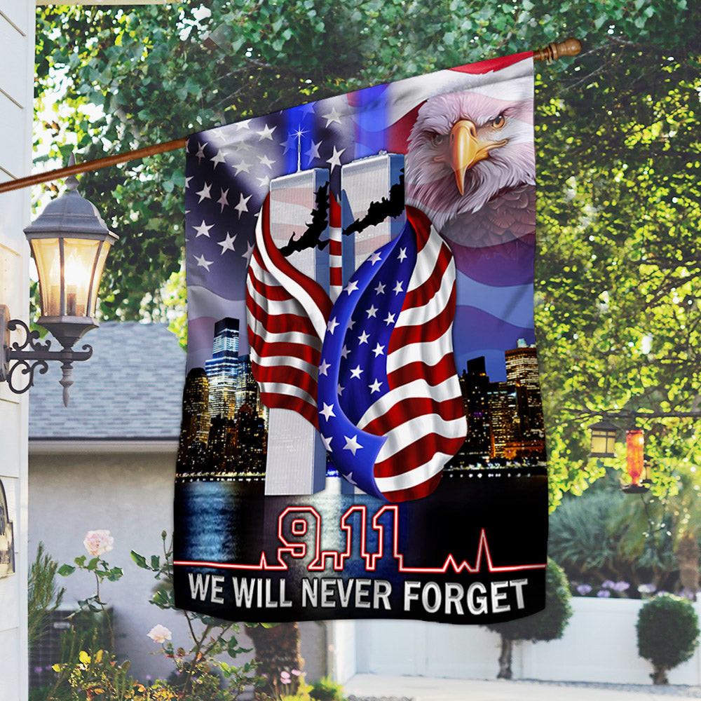 911 Patriot Day Flag 9 11 Never Forget USA Flag Memorial Gifts To Remember Heroes