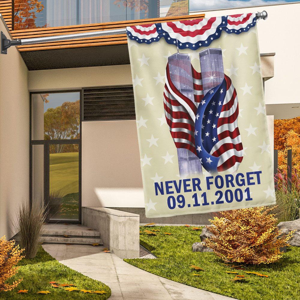 911 Patriot Day Flag Never Forget American Flag Honor Gifts For Brave Americans