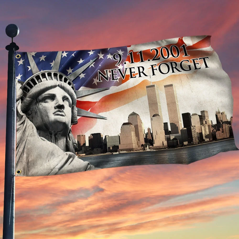 911 Patriot Day Flag September 11 Attacks Never Forget 9 11 Memorial Flag 911 Gifts