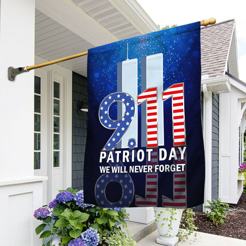 911 Patriot Day Flag We Will Never Forget Flag Remembrance Gifts For Families