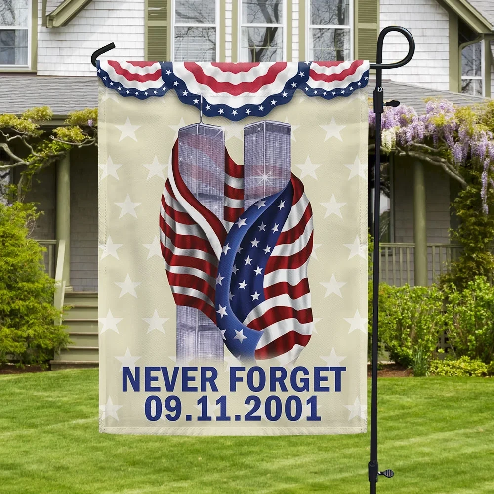 911 Patriot Day Never Forget September Flag 911 Patriot Day Flag Best Gift For Patriots