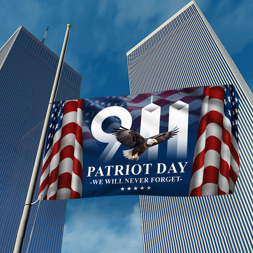 911 Patriot Day We Will Never Forget Flag Twin Towers Memorial Gifts For Men And Women