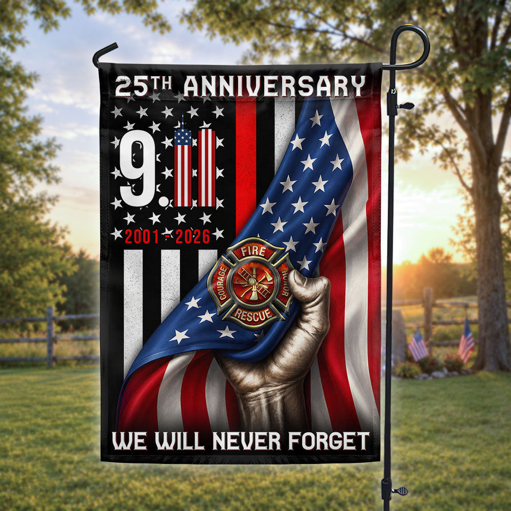 911 We Will Never Forget Flag Twin Towers Memorial Gifts For Men And Women
