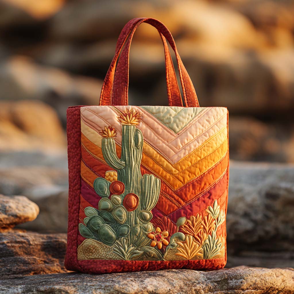 Agave Gold Quilted Tote Bag Shoulder Bag Hobo Mothers Day Present Ideas