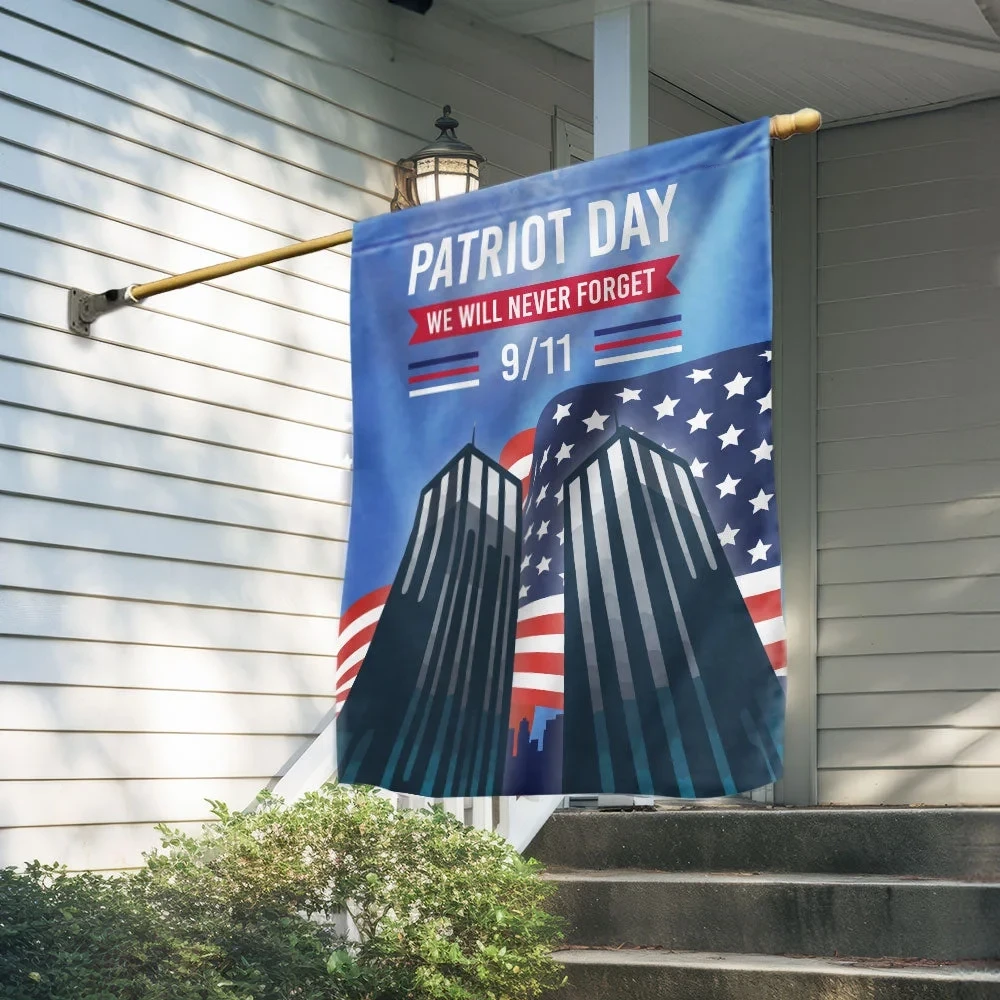 American Flag Patriot Day 9 11 We Will Never Forget Flag 911 Patriot Day Flag Gift Ideas