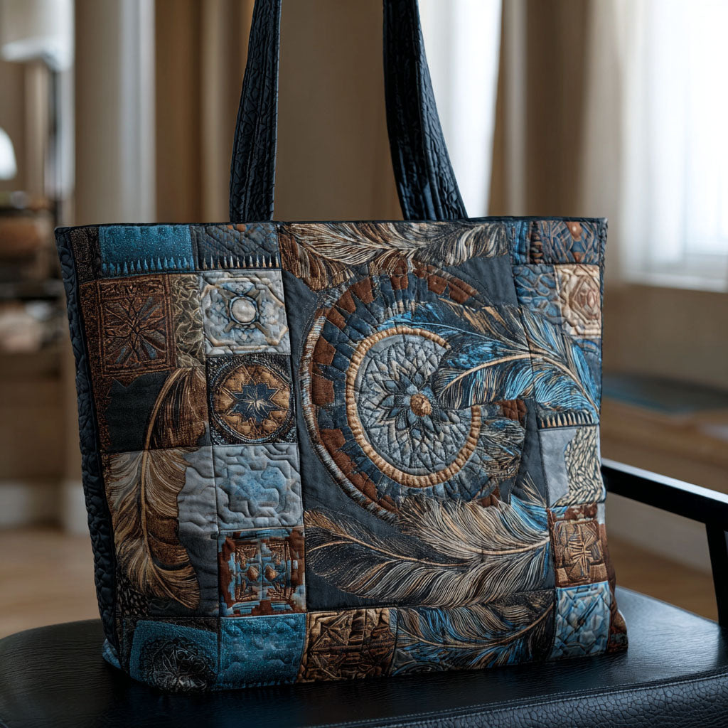 Aurora Web Quilted Tote Bag Great Tote Bags Native American Made Gifts