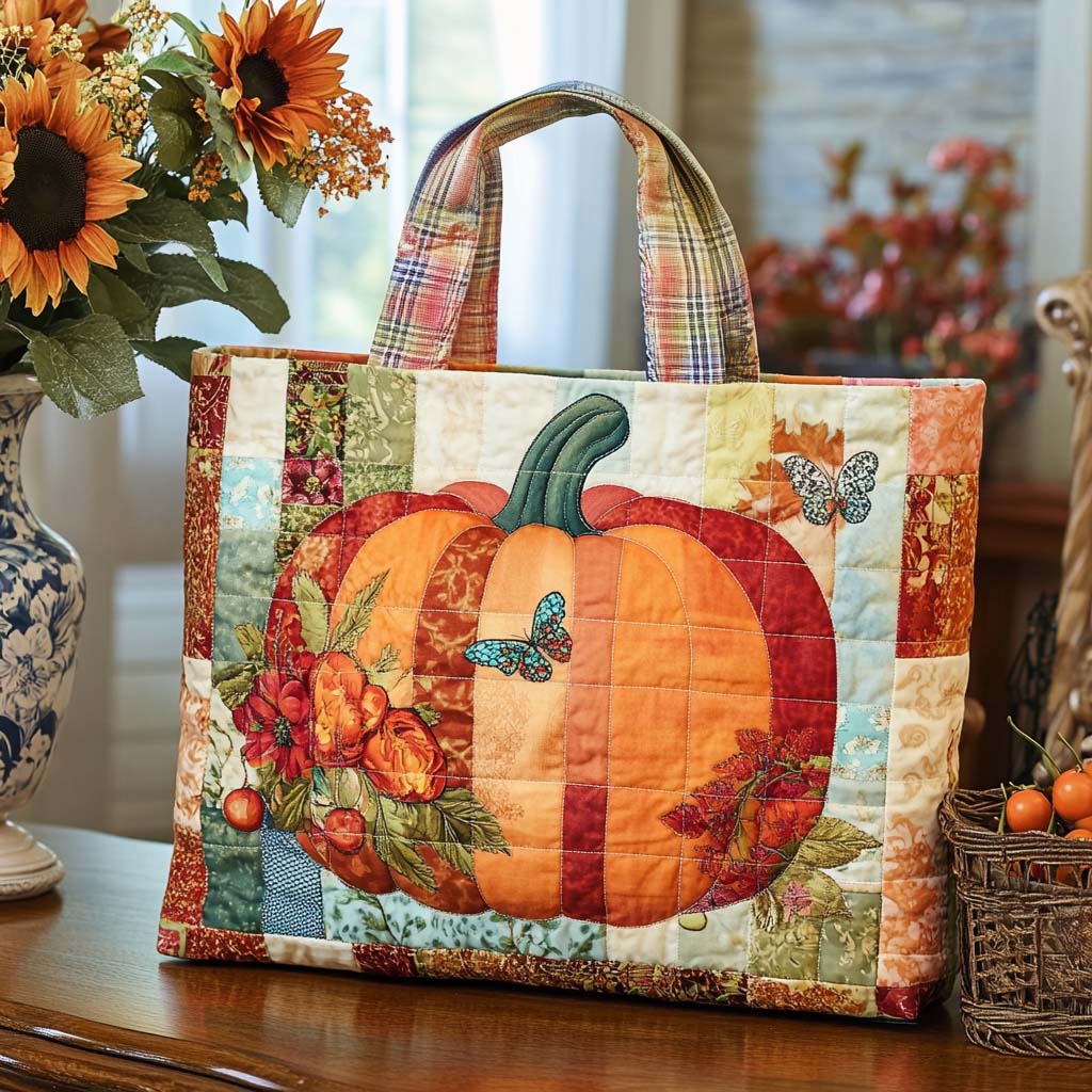 Autumn Frost Quilted Tote Bag The Best Tote Bag Cute Fall Gifts For Girlfriend