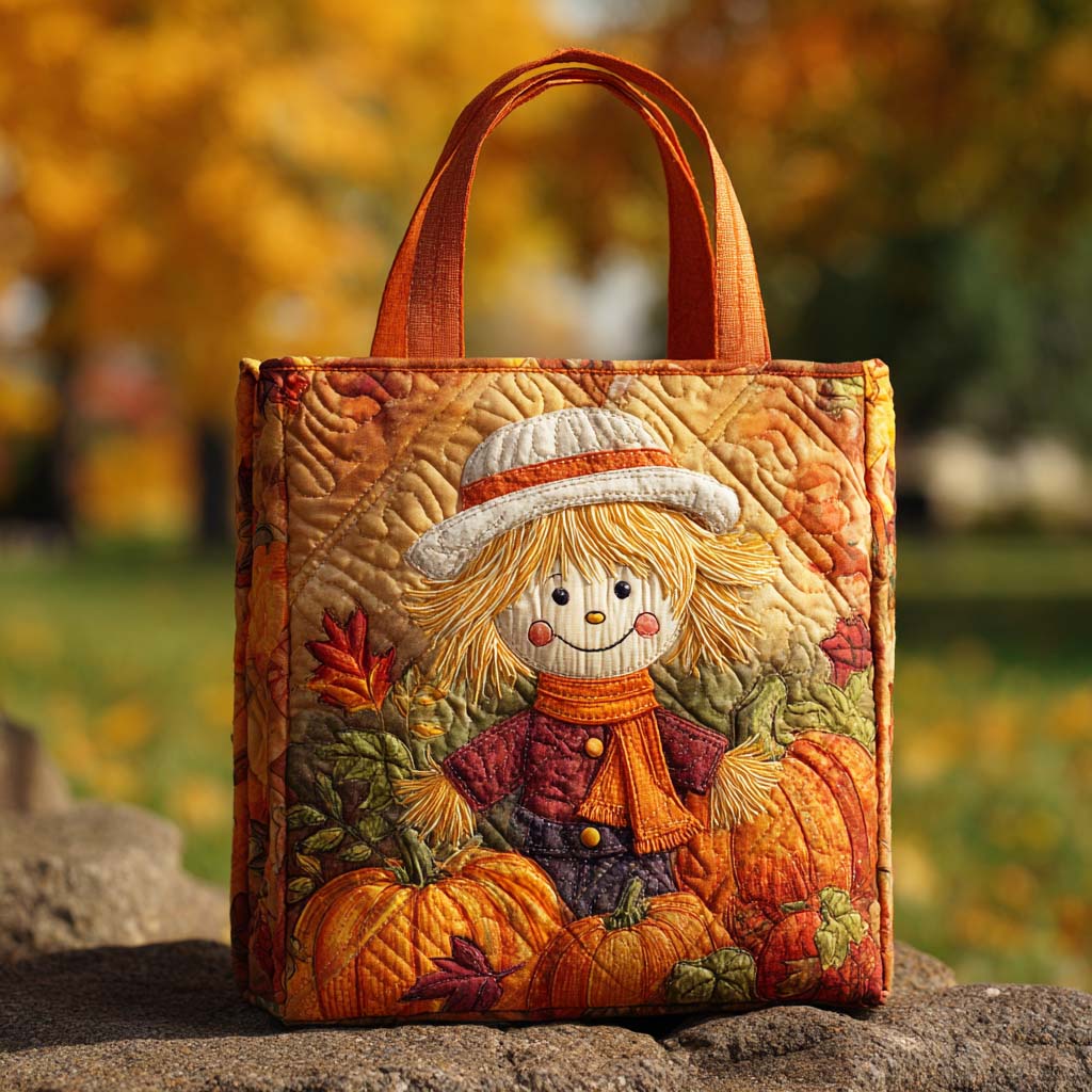Autumn Glow Quilted Tote Bag Womens Shoulder Bags Cute Fall Gifts