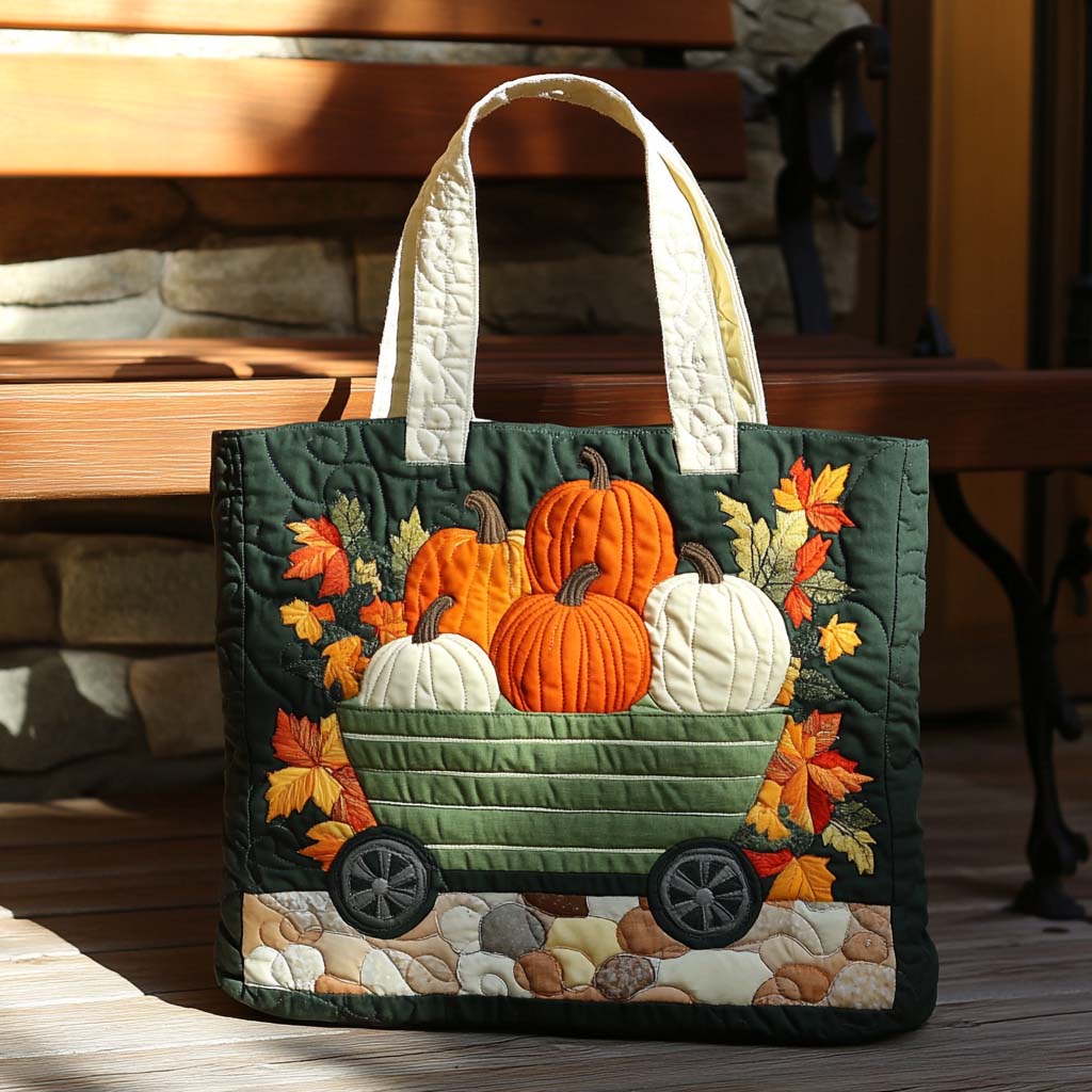 Autumn Hitch Quilted Tote Bag Tote Bag Shoulder Gift For Mid Autumn Festival