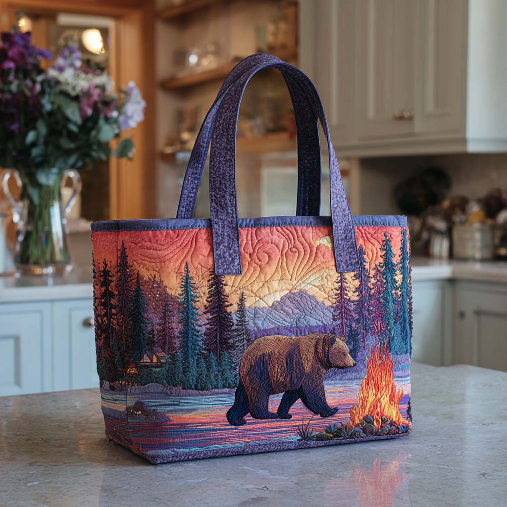 Bear Camp Glow Quilted Tote Bag Best Luxury Tote Mother's Day Gift Ideas For Wife
