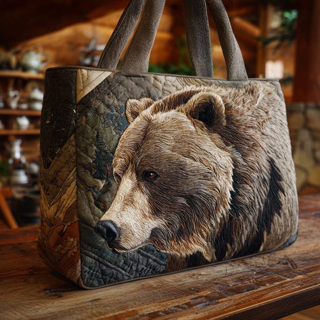 Bear Meadow Quilted Tote Bag Great Tote Bags Gifts For Father In Law