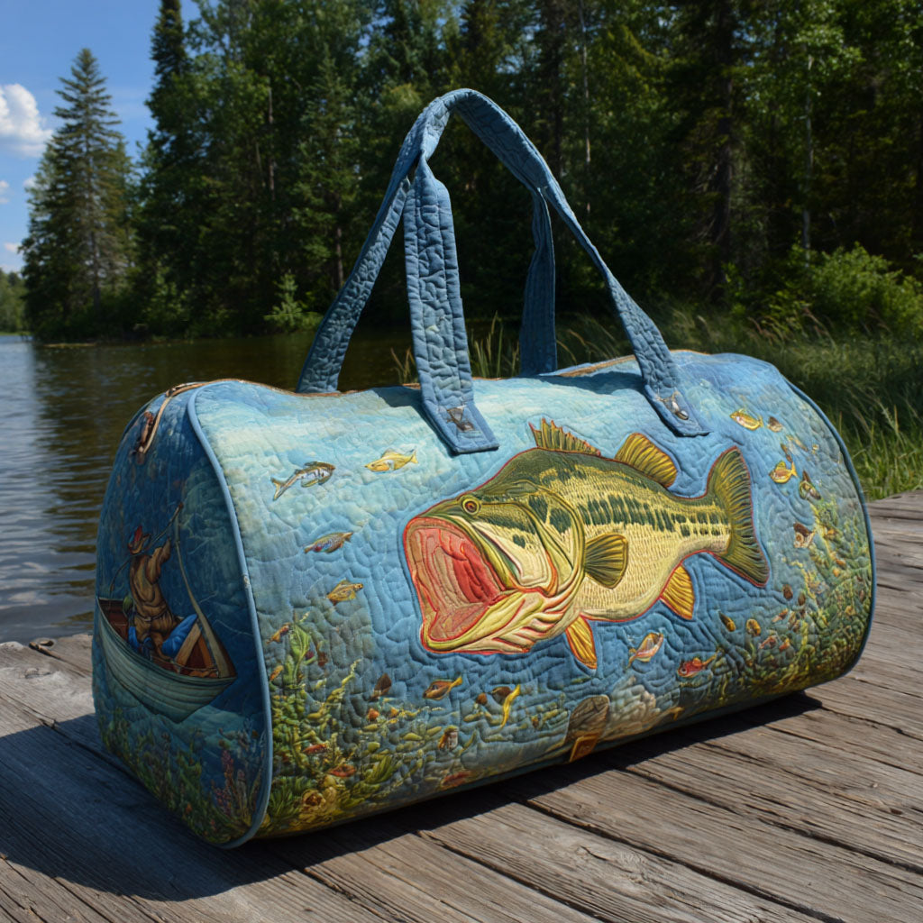 Big Catch Quilted Duffle Bag Women's Sport Duffel Bag Special Birthday Gifts For Mom