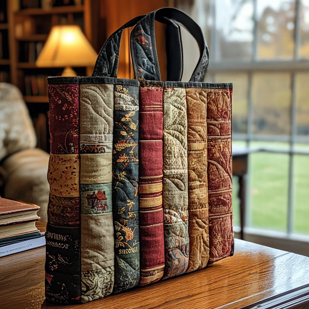 Book Nook Quilted Tote Bag Tote Bags For Women The Best Tote