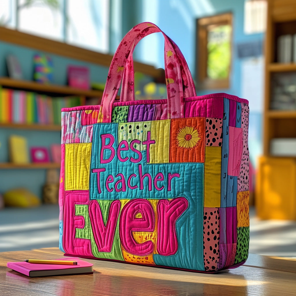 Bright Path Quilted Tote Bag Most Popular Shoulder Bags Back To School Gifts For Staff
