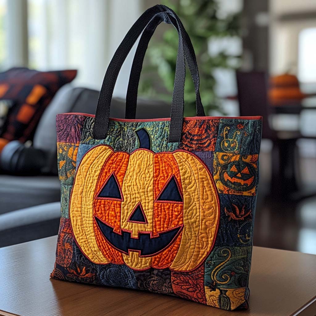 Candy Chase Quilted Tote Bag Most Popular Tote Bags Gift For Halloween