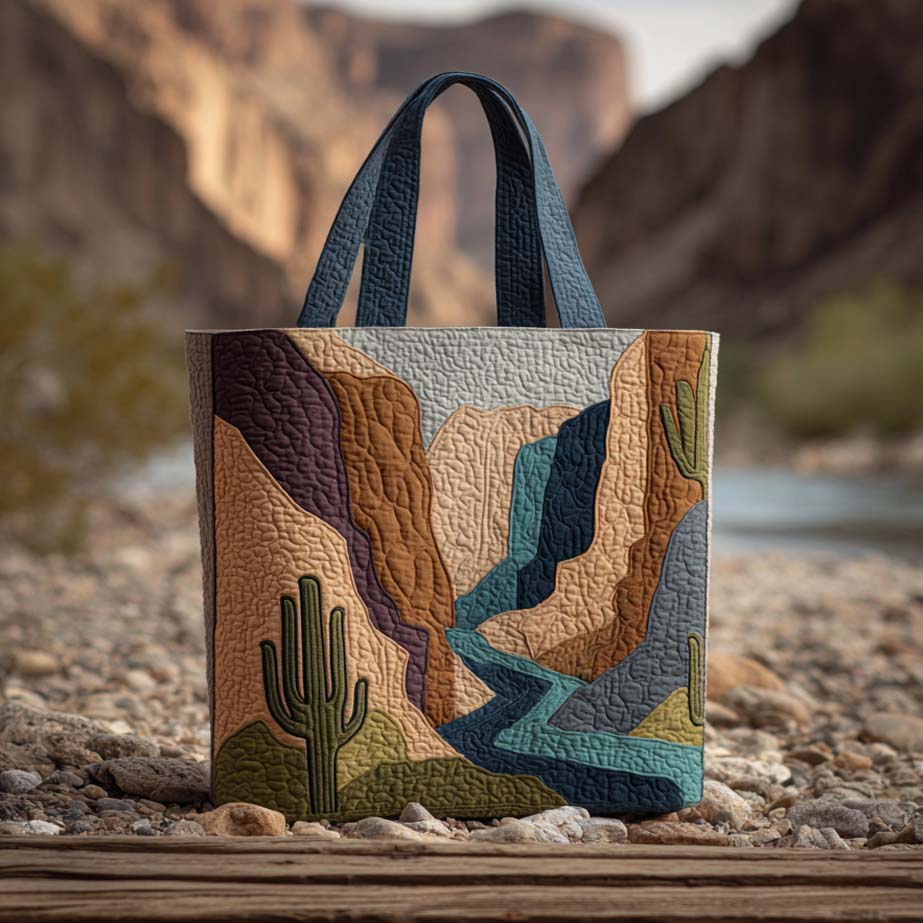 Canyon Blush Quilted Tote Bag Tote Bag Shoulder Great Mother's Day Gifts