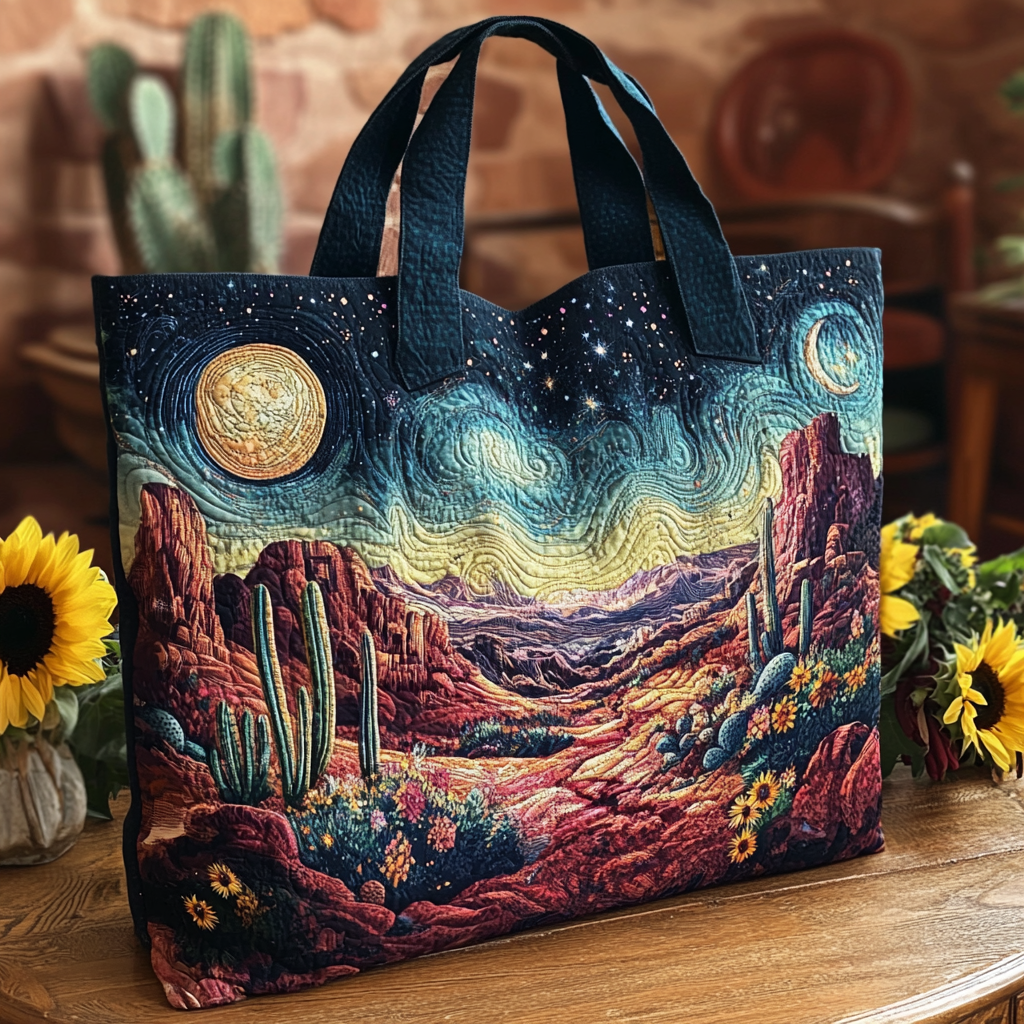 Canyon Dreams Quilted Tote Bag Best Quality Tote Bags Mexican Gift Ideas