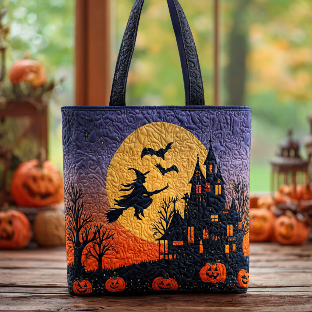 Cauldron Dreams Quilted Tote Bag Tote Bags For Women Unique Halloween Gifts