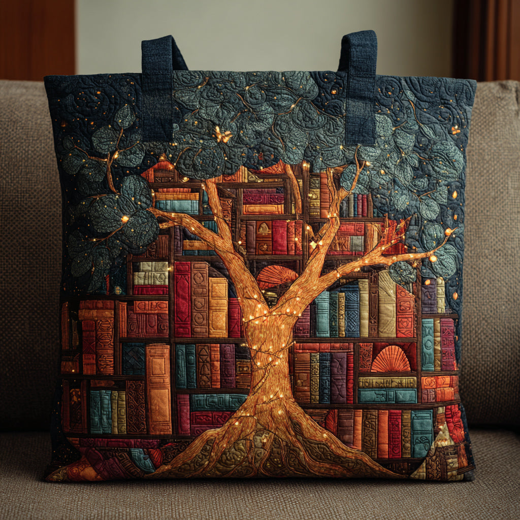 Celestial Book Quilted Tote Bag Best Tote Handbags High Quality Totes