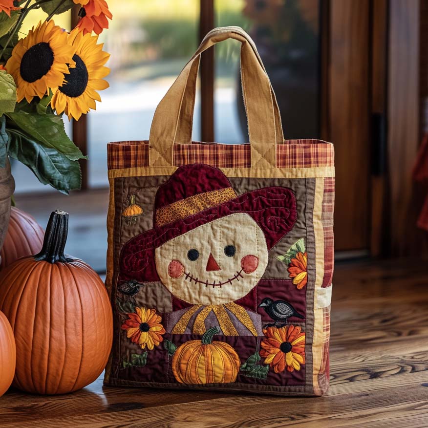 Cornfield Buddy Quilted Tote Bag Best Shoulder Tote Bag Mid Autumn Festival Gift Ideas