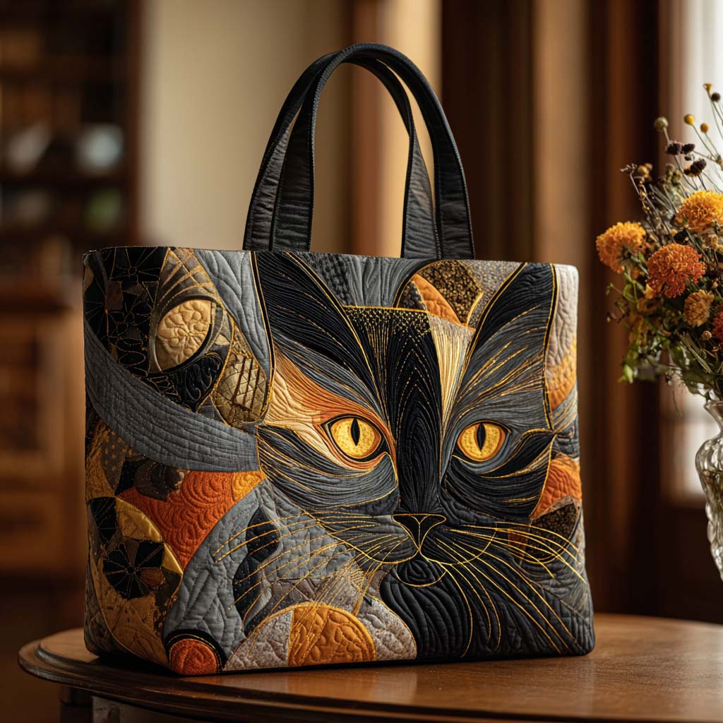 Curious Gaze Quilted Tote Bag The Best Tote Bag Fall Gift Items