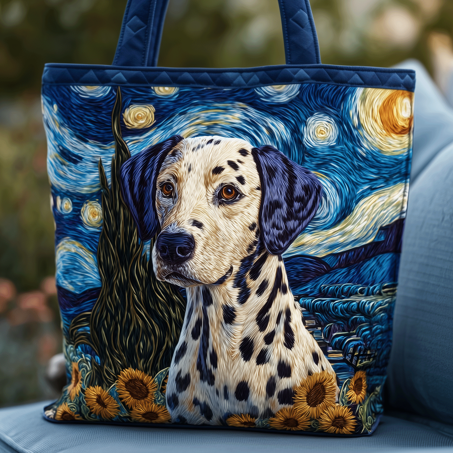 Dalmatian Dreams Quilted Tote Bag Popular Totes Perfect Gift For Dog Lovers