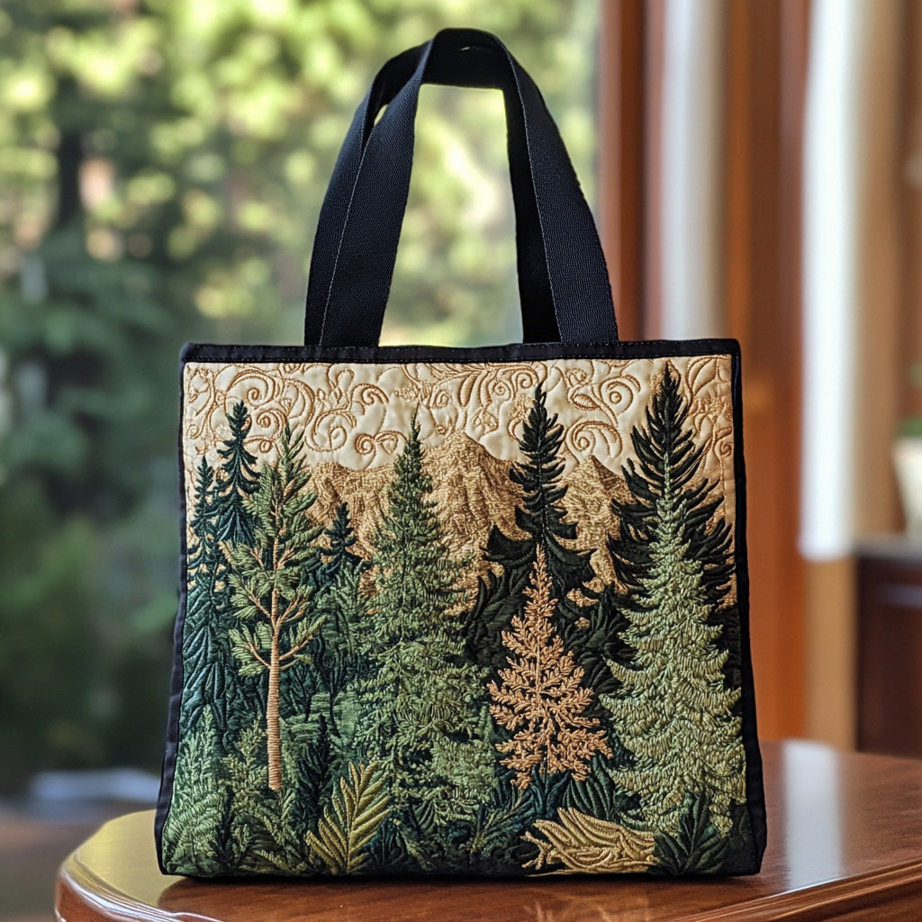 Deepwood Calm Quilted Tote Bag Womens Shoulder Bags Women's Mother's Day Gifts