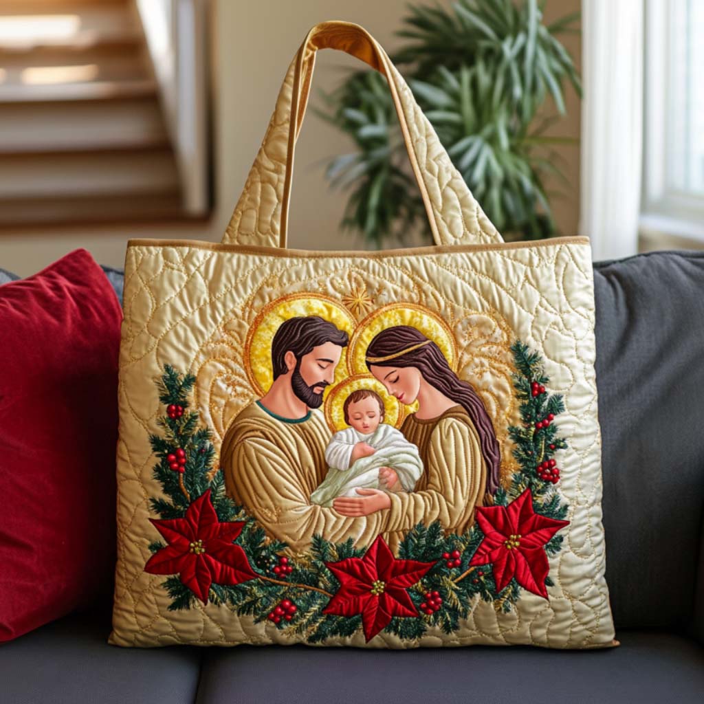 Divine Night Quilted Tote Bag Best Tote Handbags Gifts For Church Volunteers