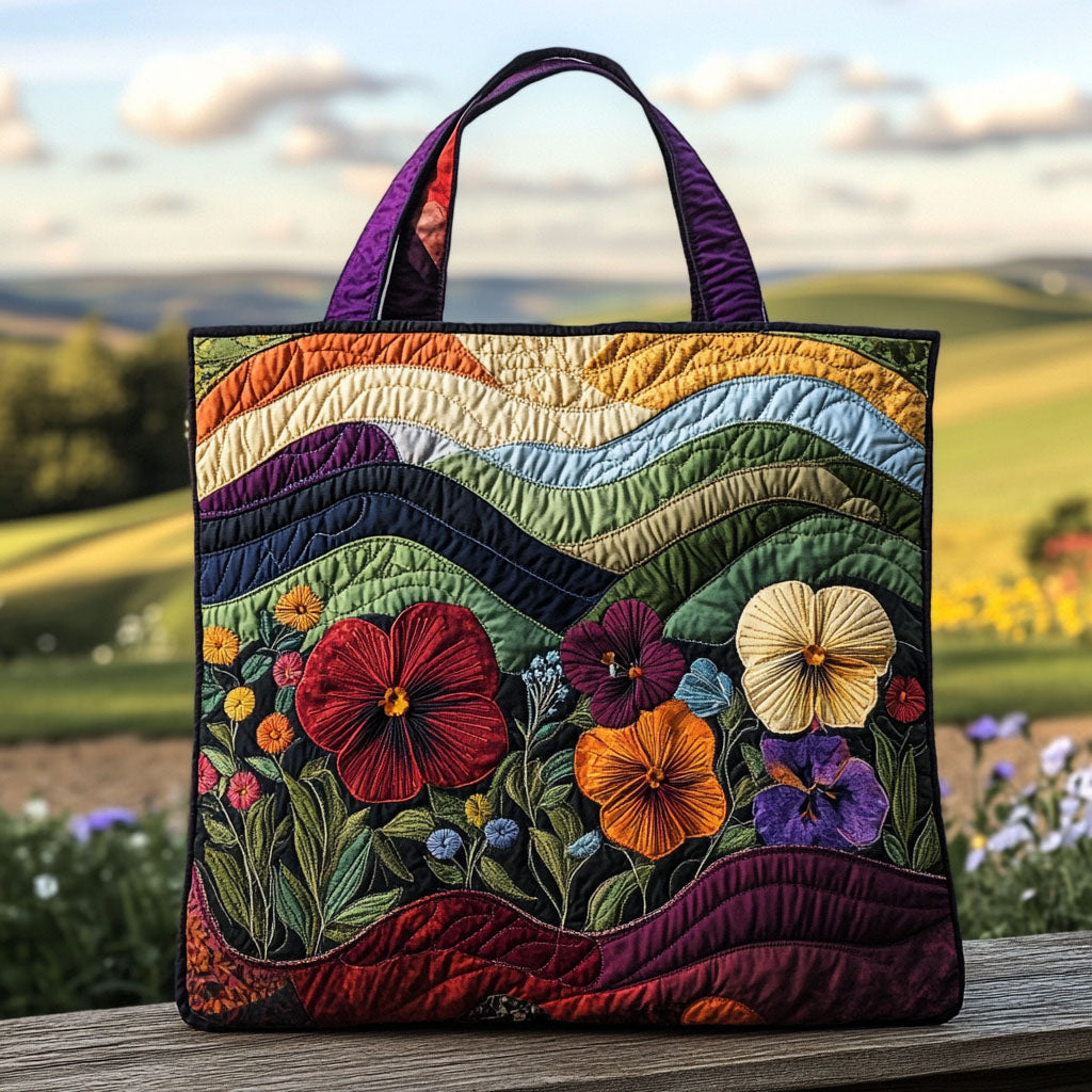 Dreamy Petals Quilted Tote Bag Shoulder Bags For Women Presents For Stepmom