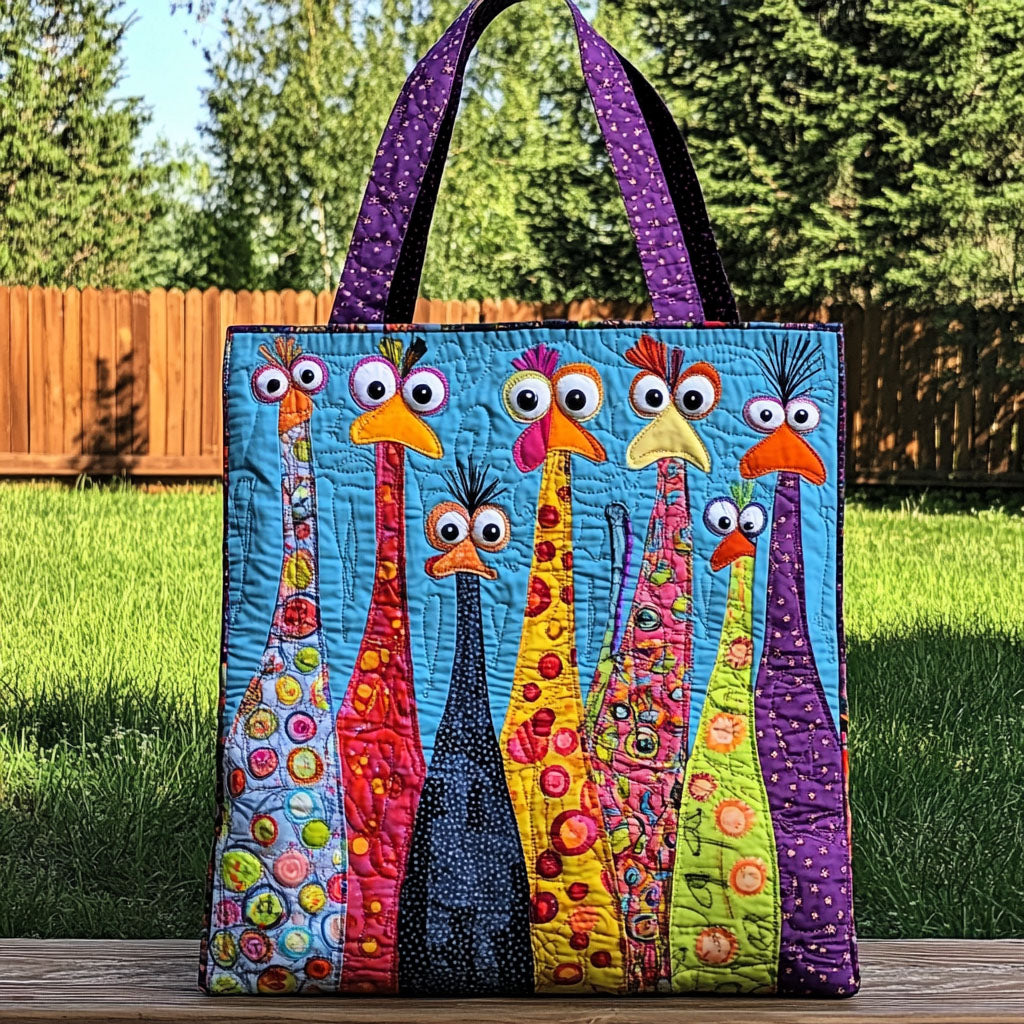 Feathered Follies Quilted Tote Bag The Best Shoulder Bags Gifts For Hen Lovers