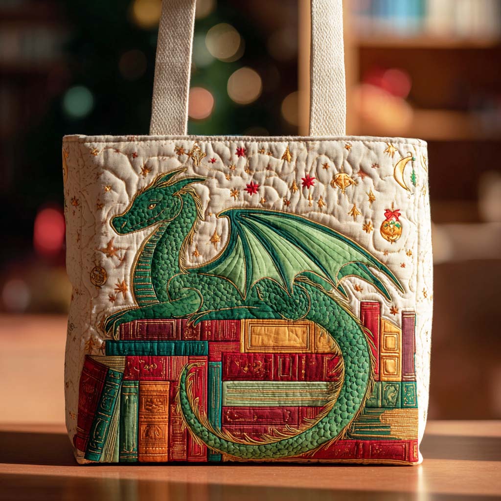 Fire Scroll Quilted Tote Bag Top Design Tote Bag Trendy Shoulder Bags