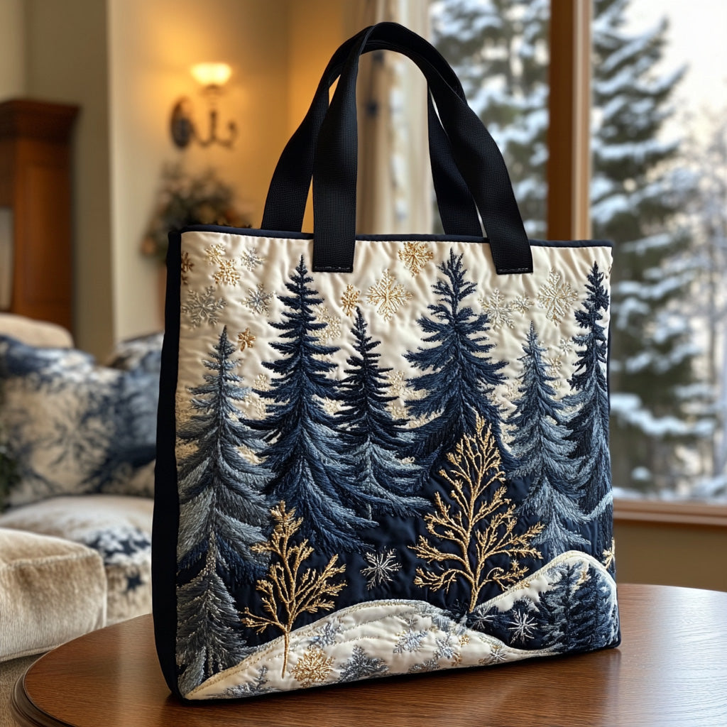 Forest Breeze Quilted Tote Bag Cute Shoulder Bags Gift Items For Mother