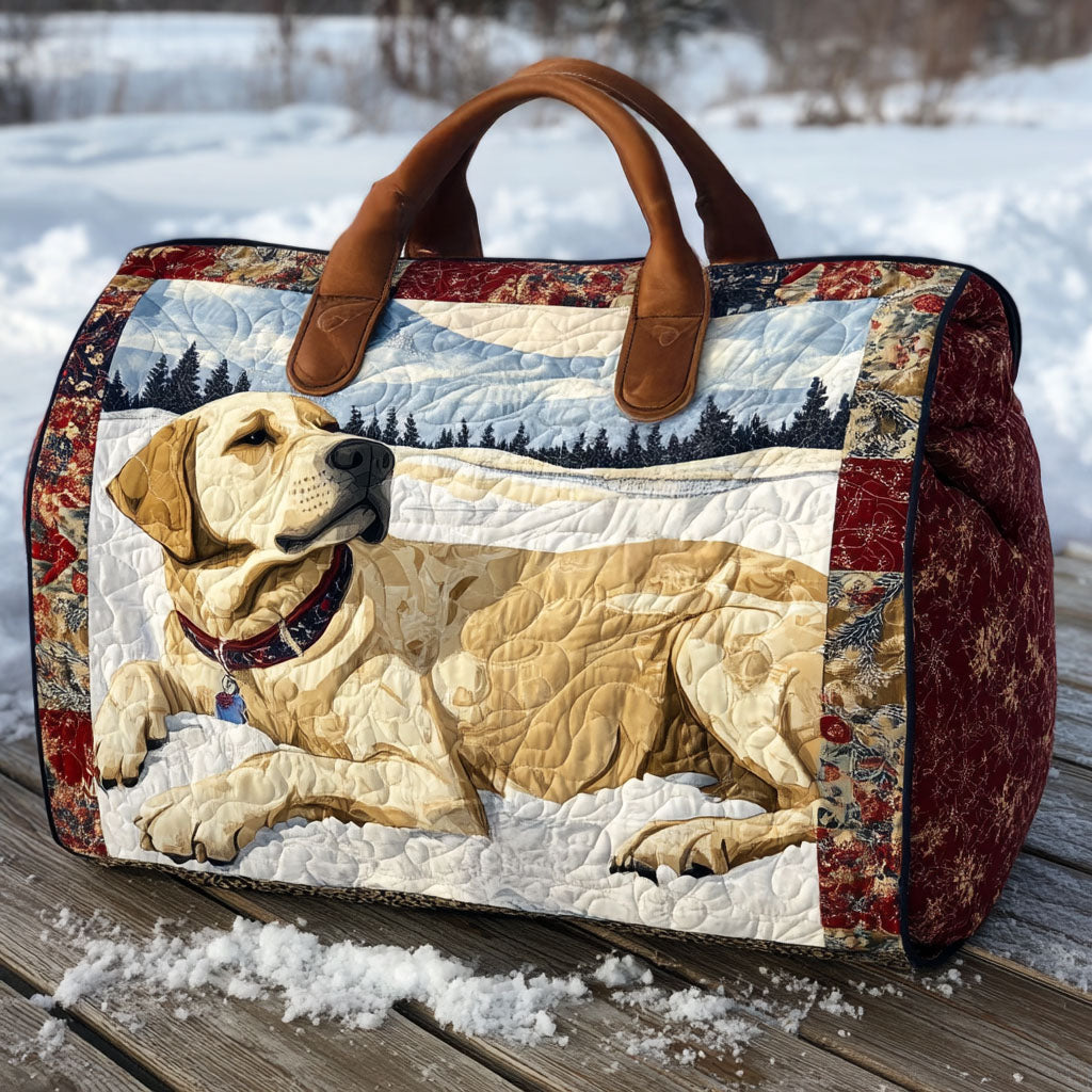 Gentle Retrievers Quilted Duffle Bag Travel Duffle Bags For Women Gifts For Dog Onwers Lovers