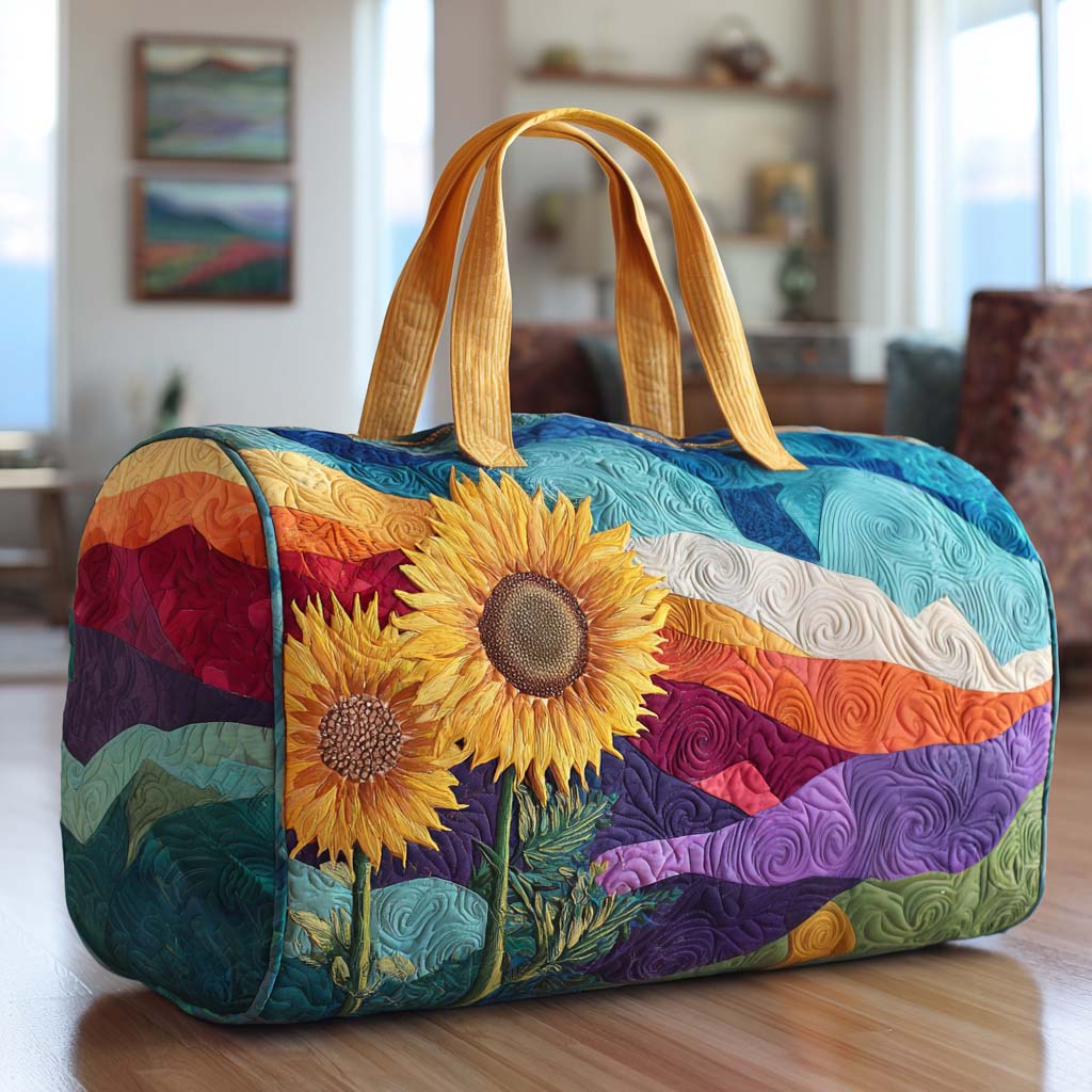 Golden Charm Quilted Duffle Bag Large Duffle Bags For Travel Awesome Birthday Gift Ideas