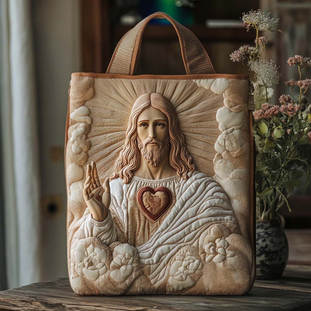 Grace Filled Days Quilted Tote Bag Perfect Tote Bag Best Christian Gifts