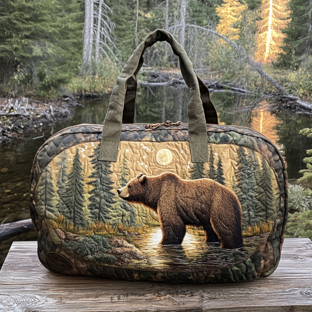 Grizzly Crossing Quilted Duffle Bag Luxury Duffle Bag Mother's Day Gifts For Daughter In Law