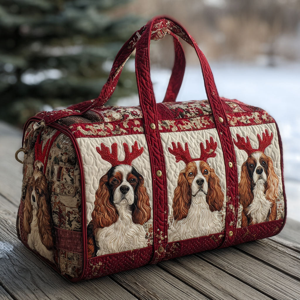 Happy Howler Quilted Duffle Bag Cute Duffel Bags For Women Present Ideas For Dog Owners