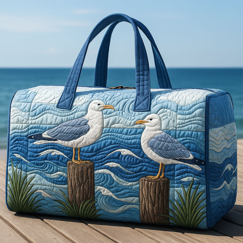 Harbor Wings Quilted Duffle Bag Travel Bag Good Gifts For Mom Birthday