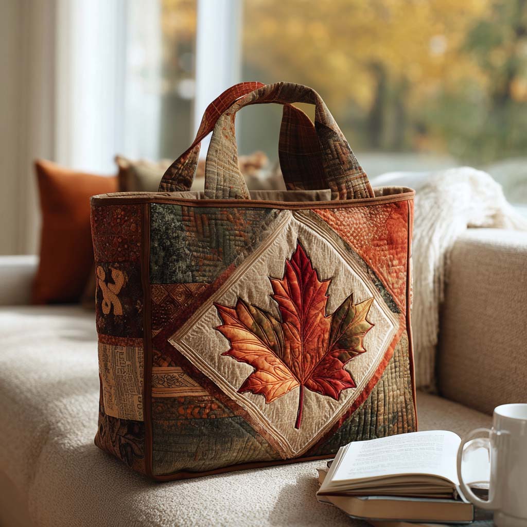 Harvest Bloom Quilted Tote Bag Ladies Shoulder Bags Sunflower Gift Items