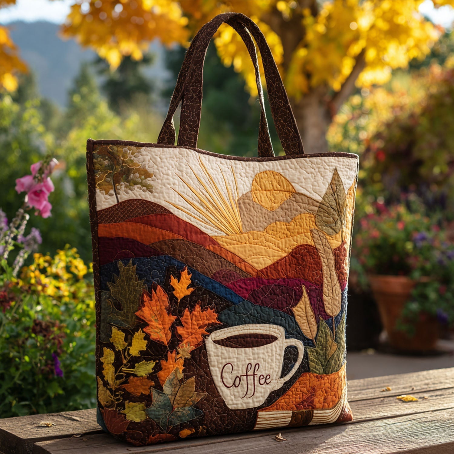 Harvest Morning Quilted Tote Bag Best Luxury Tote Best Book Related Gifts