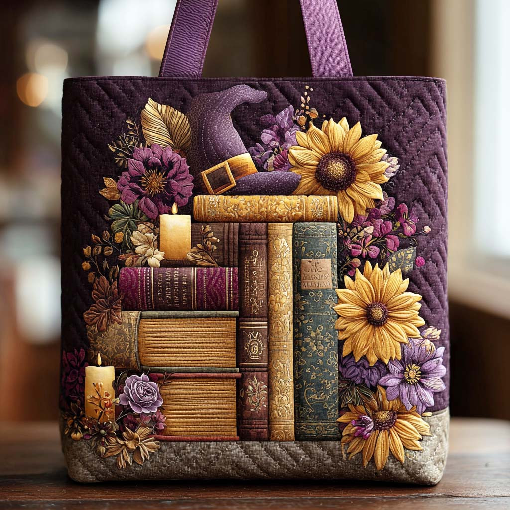 Haunted Page Quilted Tote Bag Best Women's Shoulder Bags Popular Designer Tote Bags