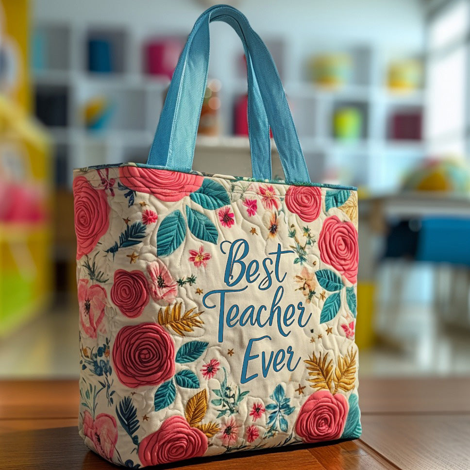Heart of Class Quilted Tote Bag Best Shoulder Tote Bag Back To School Gifts For Teachers