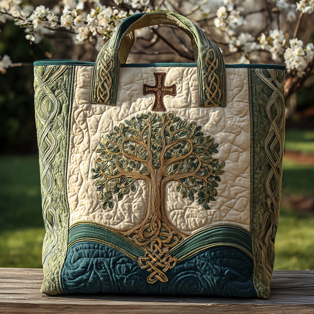 Holy Balance Quilted Tote Bag The Best Tote Great Christian Gifts